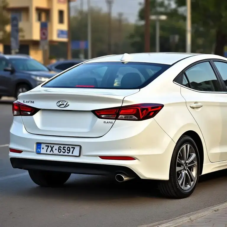 Hyundai Elantra available for rent in Islamabad