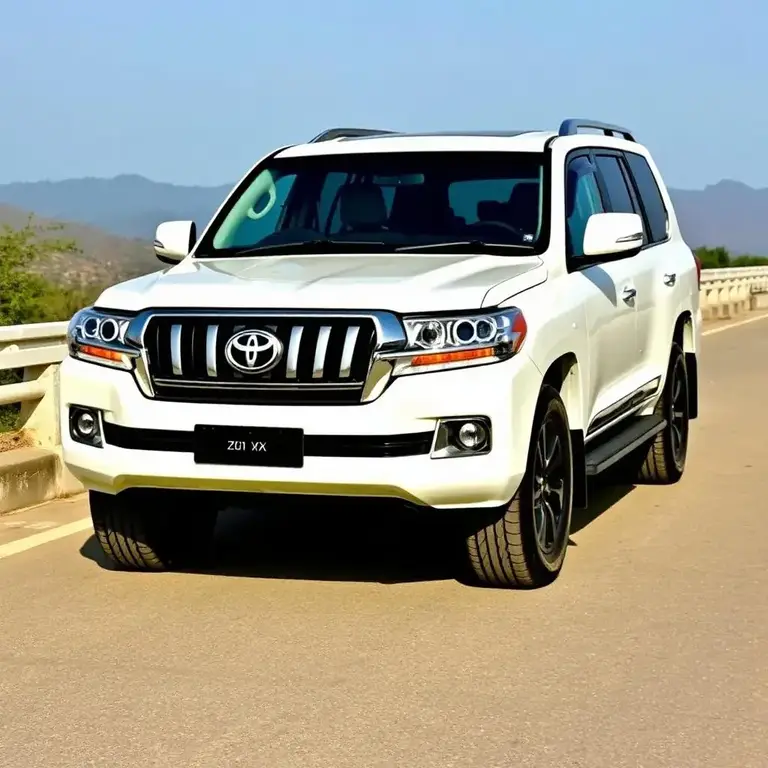 Toyota Land Cruiser V8 available for rent in Islamabad
